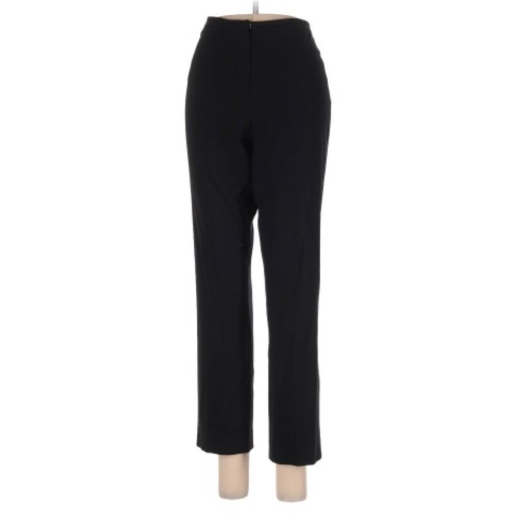 Women's Gianni Versace Black Vintage Dress Boyfriend Pant Size 6 (Us) 42 (It)